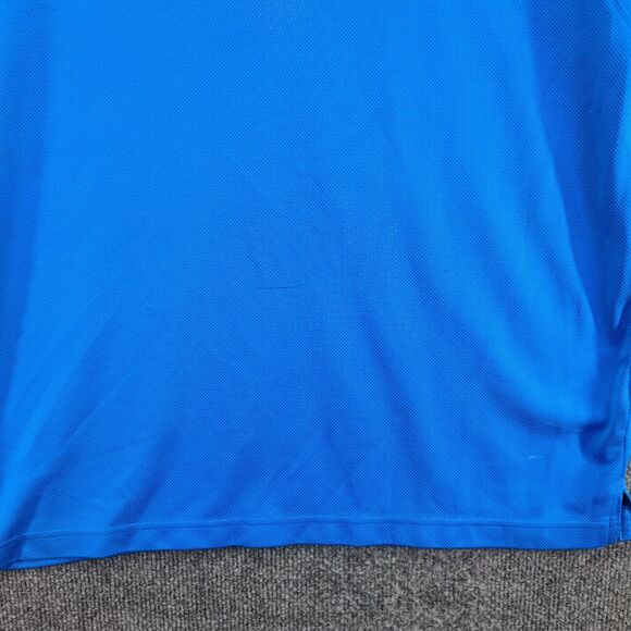 Columbia Omni-Shade Men's Polo Shirt Blue XL Short Sleeve Sun Protection - Picture 6 of 14